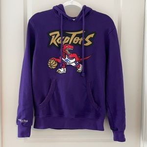 Mitchell & Ness Toronto Raptors Purple Hoodie Size Small